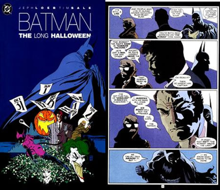Portada y viñetas de 'Batman: The Long Halloween'