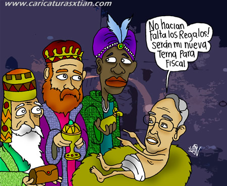 Uribe como el niño Jesús, les dice a los Reyes Magos: ¡No hacían falta los regalos! Serán mi nueva terna para fiscal
