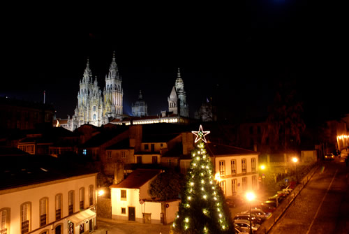 Santiago de Compostela en Navidad