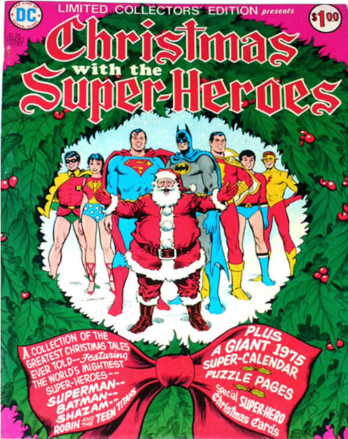 Portada de 'Christmas with the Super-Heroes' de DC Comics