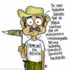 Un campesino que apoya a Juan Manuel Santos: —Si ayó (sic) hubiera sabido que lo podía cambiar por un ministerio o una embajada no me hubiera comido el 'sánduche' tan rápido