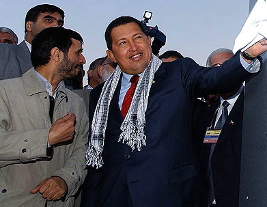 Hugo Chávez y Mahmud Ahmadineyad (Agencias)