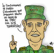 Padilla: ¡Le confirmamos al pueblo colombiano que logramos abatir un avión de las FARC con 228 terroristas!