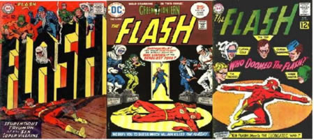 Flash con Los seis supervillanos
