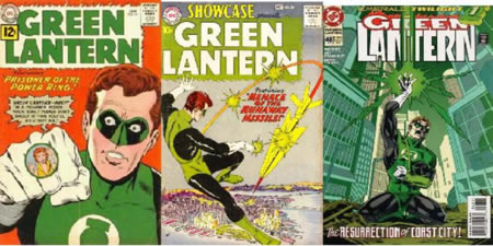Portadas de cómics de Linterna Verde
