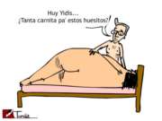 En la cama, Uribe a Yidis: 'Huy, Yidis, ¿tanta carnita pa' estos huesitos?'
