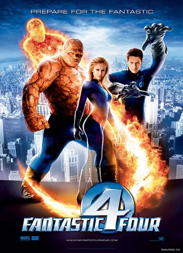 Afiche de 'The Fantastic Four' de 2005